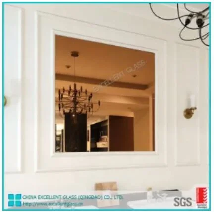 Fancy Dance Wall Mirror Factory Easy Install, Waterproof Environmental Home Dector Mirror Colored Mirror/Smart Film/Safety/Laminated/Bulletproof /Ceramic Glass