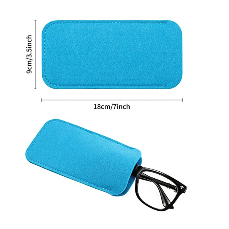 Multi couleur portable sac en tissu doux estimé des verres de lunettes de lecture pochette d'emballage