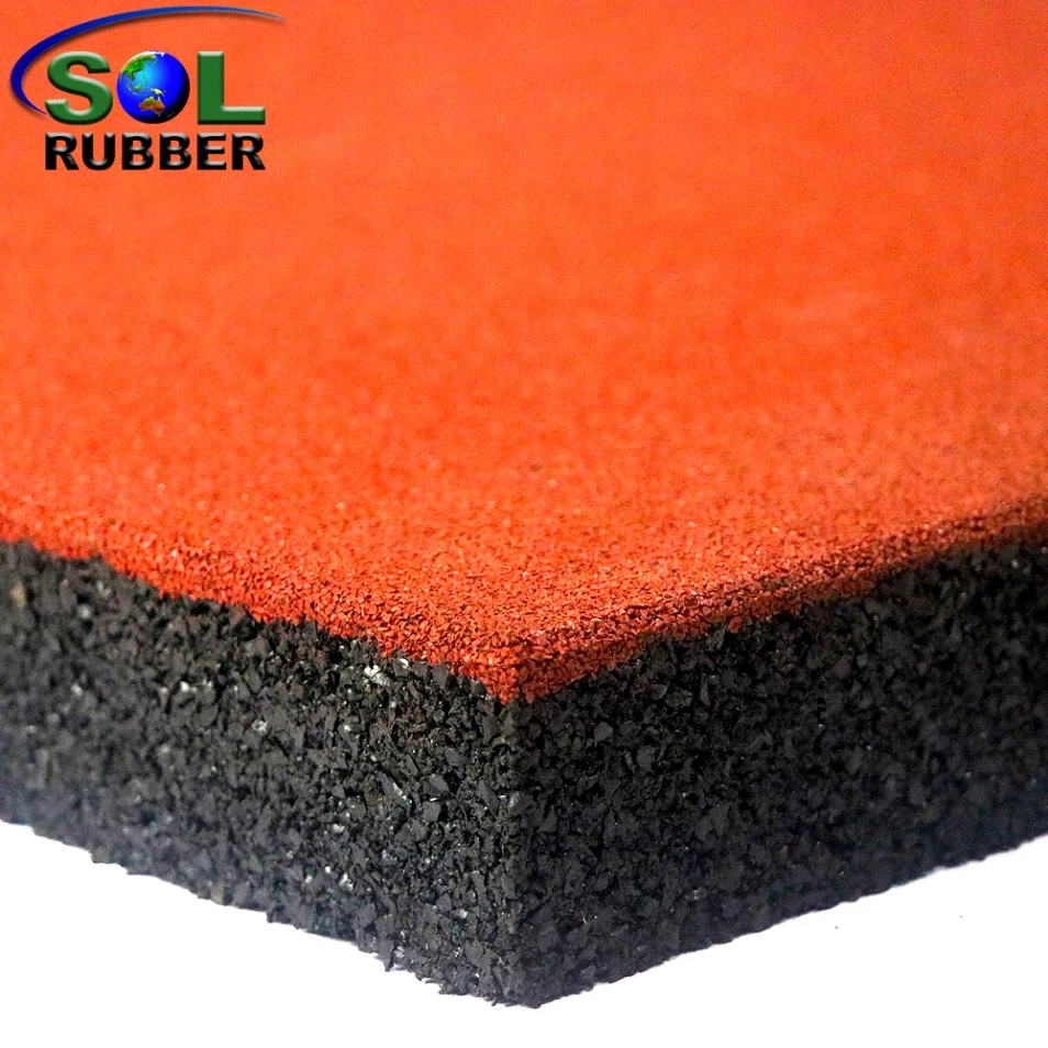 500*500mm Outdoor Playground 50mm Thick Rubber Floor Mat in Dubai