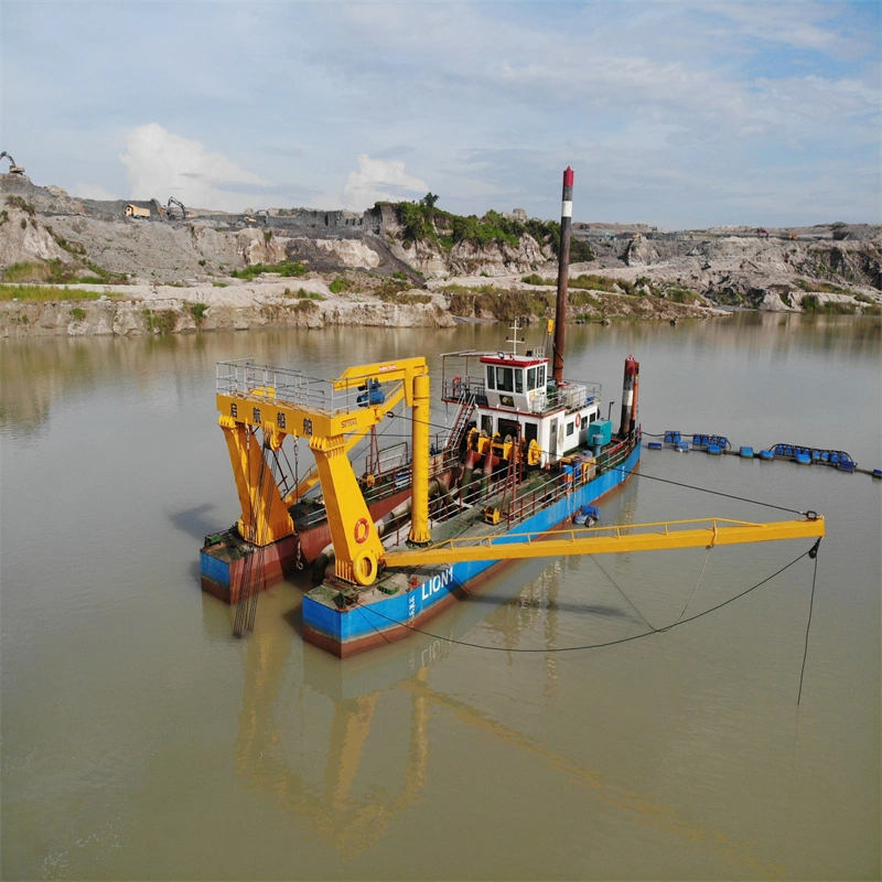 Hydraulischer Dieselmotor-Dredger/Elektromotorschiff/Ankerboom/Fluss-Sandpumpe Maschinen / Schneider Saugaushub Ausrüstung in River Dredge / See verwendet Schlamm