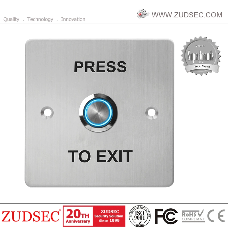 Push Button Access Control System with Durable Stainless Steel Plate