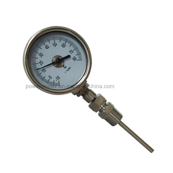 60mm Bimetallic Thermometer Stainless Steel Omni-Directional Temperature Gauge