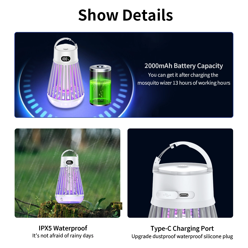 Electric Shock Mosquito Killer Killing Lamp