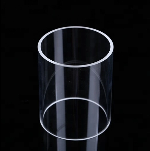 Large Diameter Resized Diffusion Quartz Silica Glass Tube Pq181e