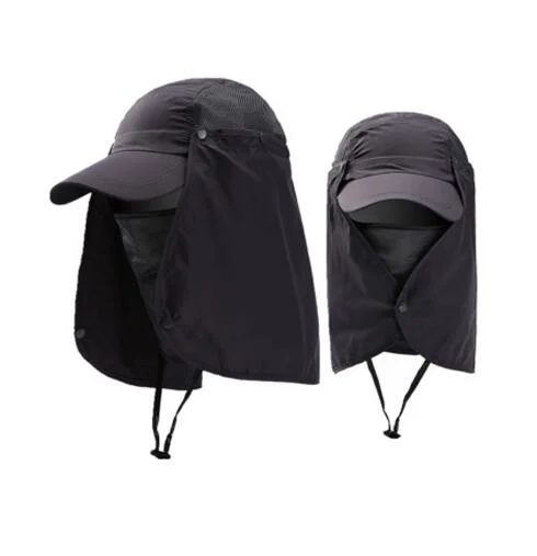 Nylon Anti UV Waterproof Fishing Bucket Hat Cap