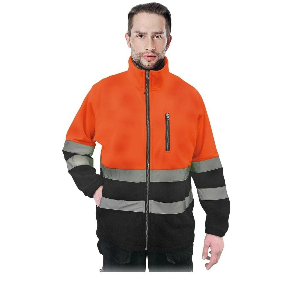 Breathable Hi Vis Construction Heat Reflective Winter Parka Security Workwear Safety Jacket