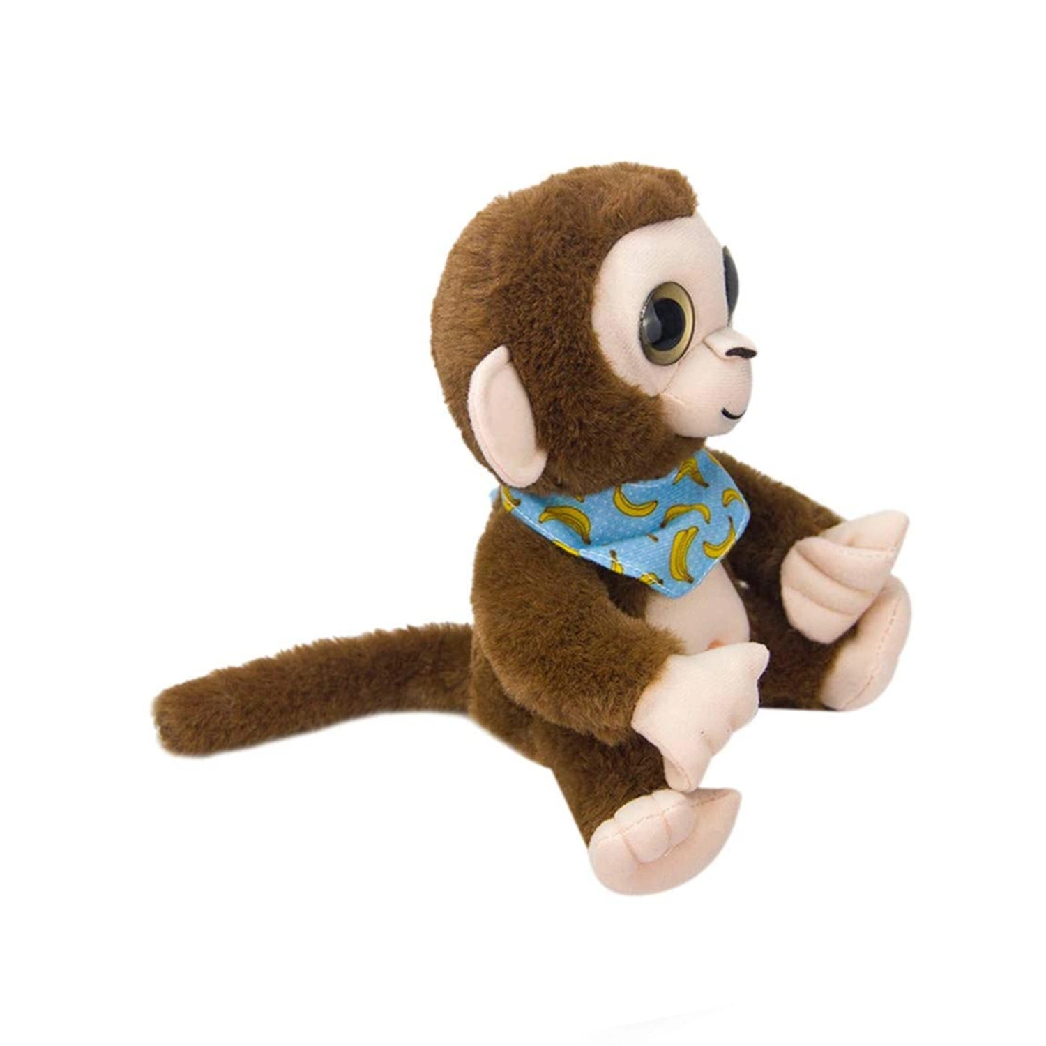 Fluffy Custom Soft Stuffed PP Cotton Monkey Animal Kids Toy