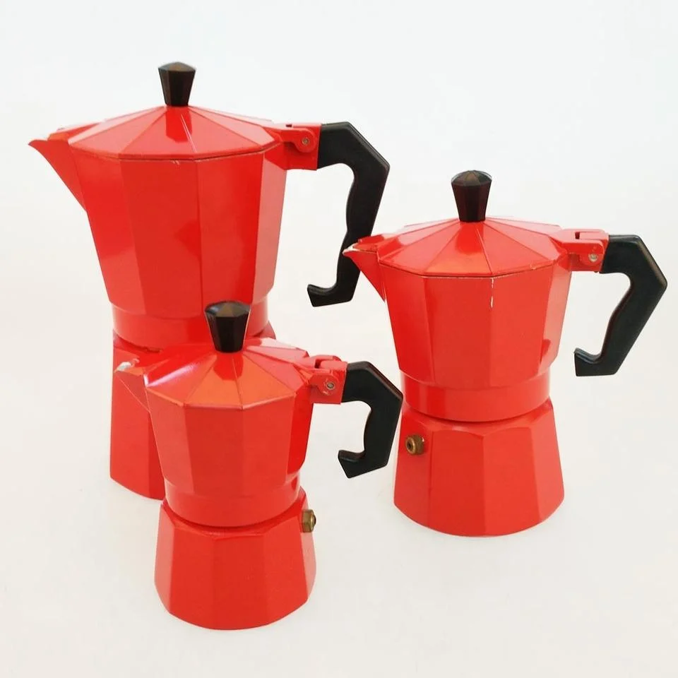 Moka Express Stovetop Espresso Maker China Metal Aluminum Color Box Drinkware Sustainable Tea Tools Made Expressed Turkish