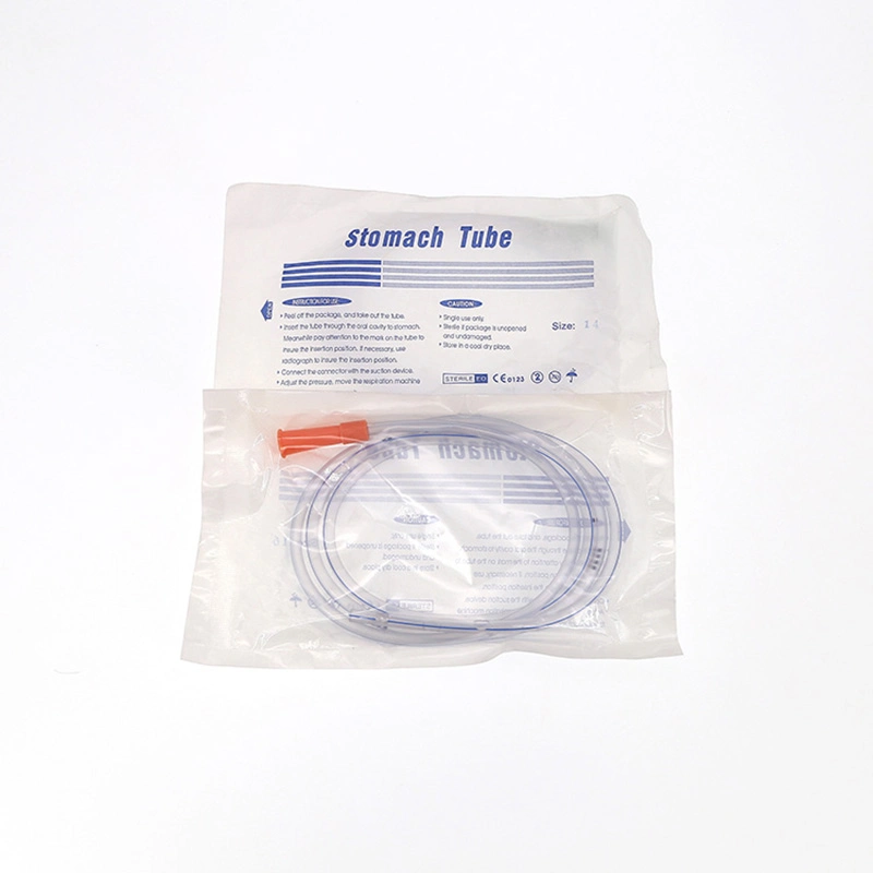 Disposable PVC or Silicone Stomach Feeding Tube with or Without X-ray Line