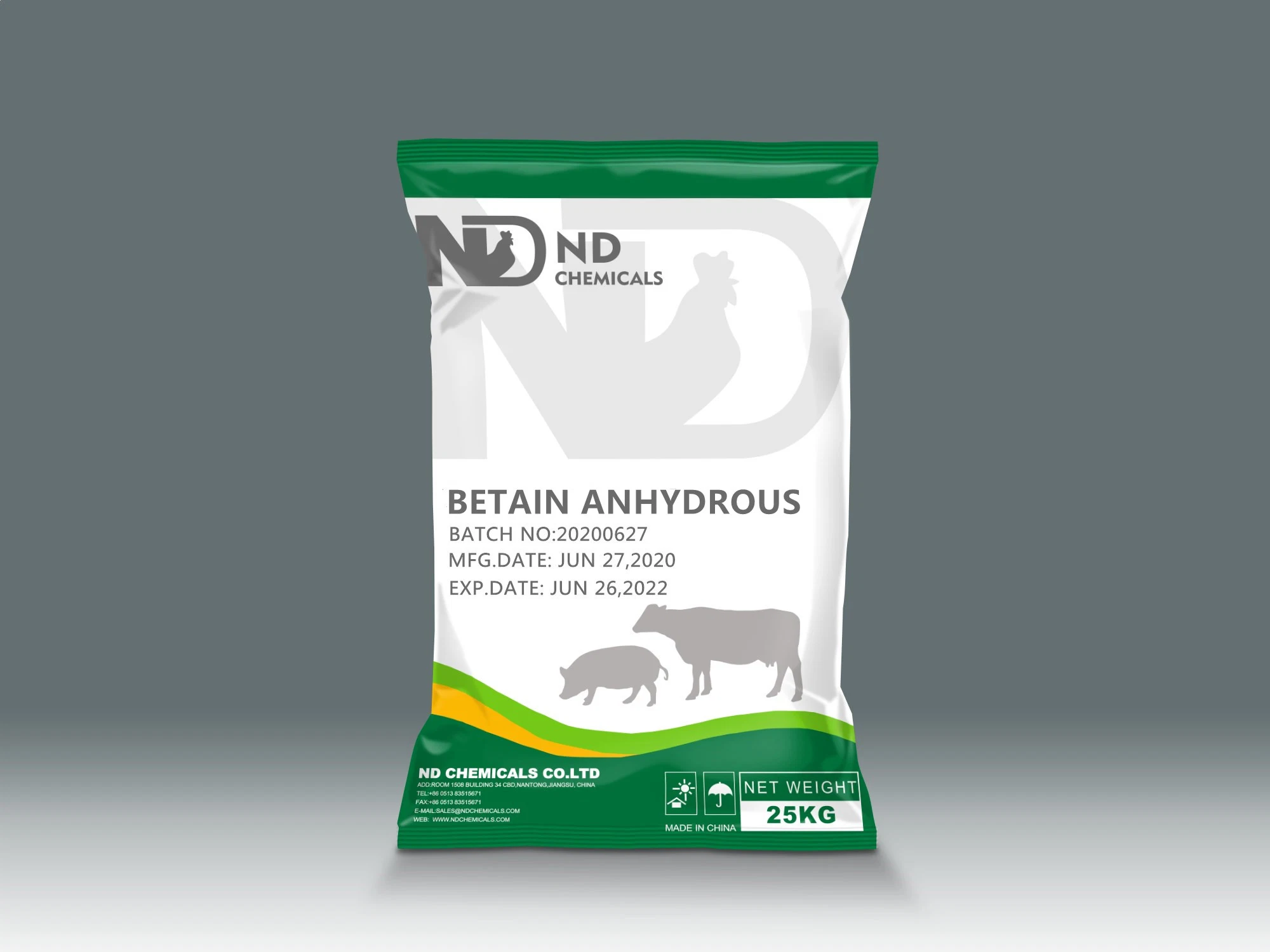 Anhydrous Betaine for Animal Feed