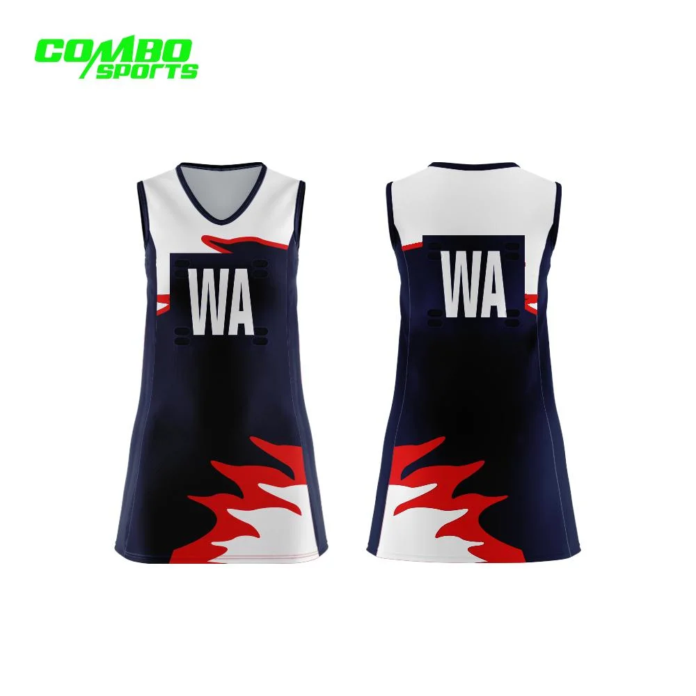 Free Samples Wholesale/Supplier Custom Sportswear Women Netball Uniform Dress Wear