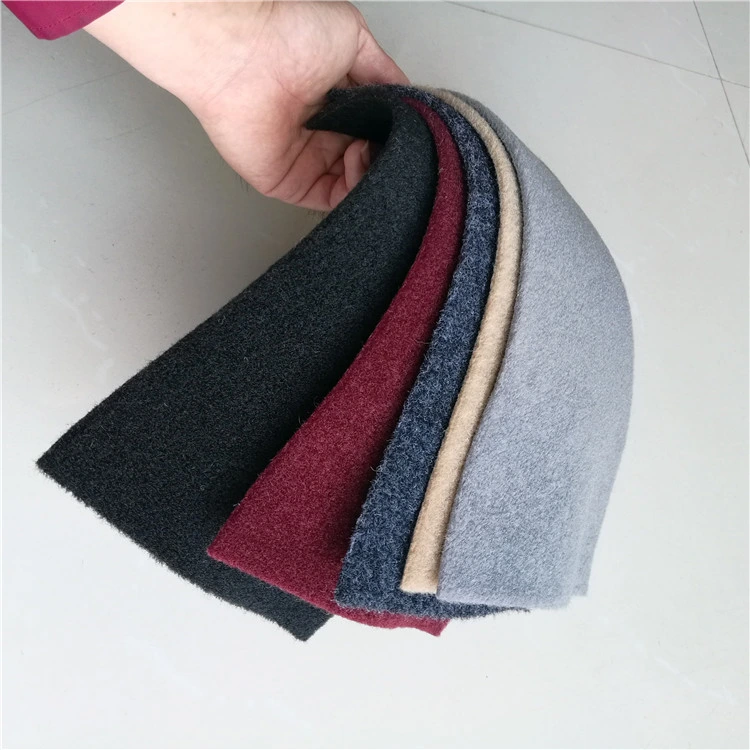 High Stretch Car Interior Carpeting Campervan Insulation Automotive Felt Fabric Auto 4 Way Stretch Lining Fabric Felt Rug