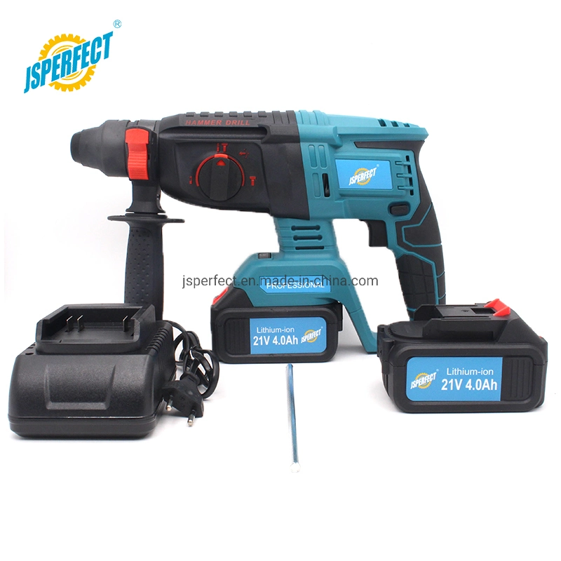 21V Perceuse rotative Brushless marteau rotatif sans fil avec la batterie