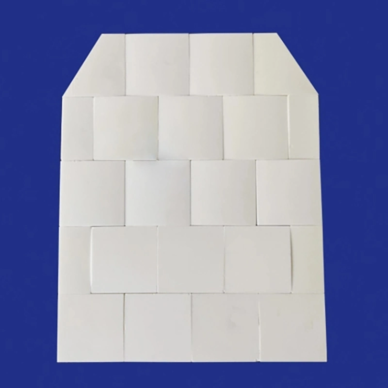 99% Purity Alumina Insert Plate White Ceramic Body Jacket Tiles for Body Armor