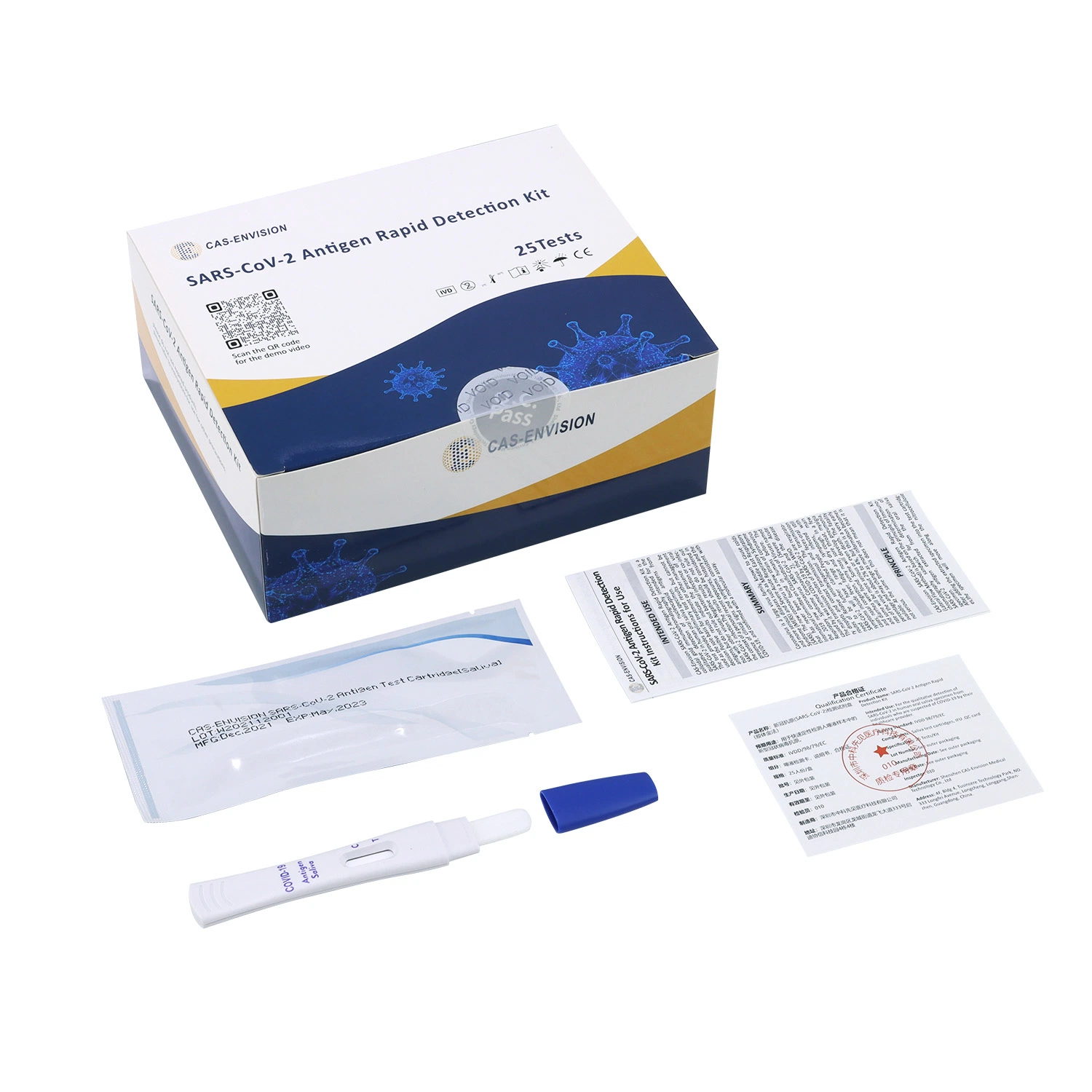 CE Pei Medical Supply Laborausrüstung PCR Covd Speichel Diagnostic Kit Antigen Rapid Test Kit