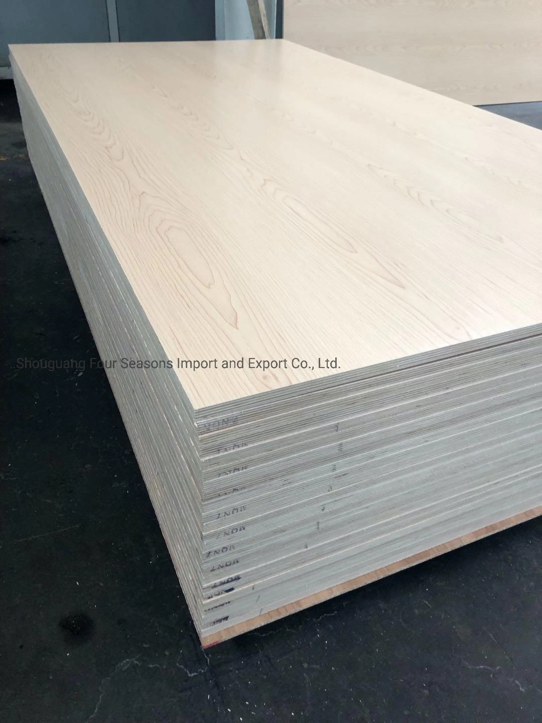 12mm Melamine Paper Faced High quality/High cost performance  Melamine MDF /Plywood for Cabinets Furniture