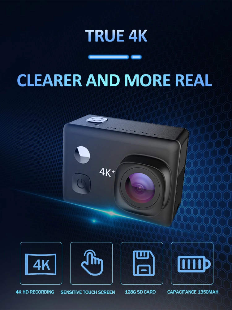 Waterproof 2.5D Touch IPS Screen Digital Action Sports Camera