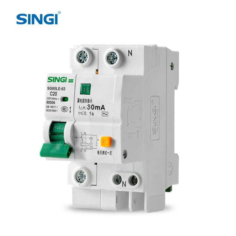 CE CB Approved 6ka 10 Ka MCB Circuit Breaker with Overload Protection ISO9001 Manufacturer