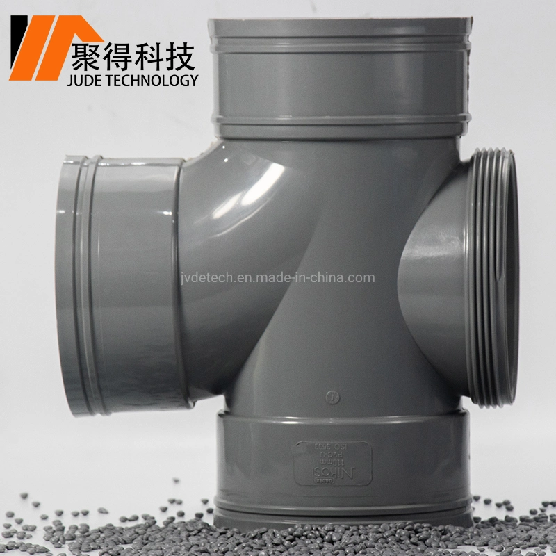 China Factory PVC Water Drain Fittings PVC Compound para UPVC Conexiones de tubería