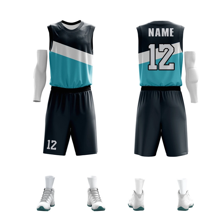 Whlesale Team Sportswear Maßgeschneiderte Basketball Uniform Bekleidung
