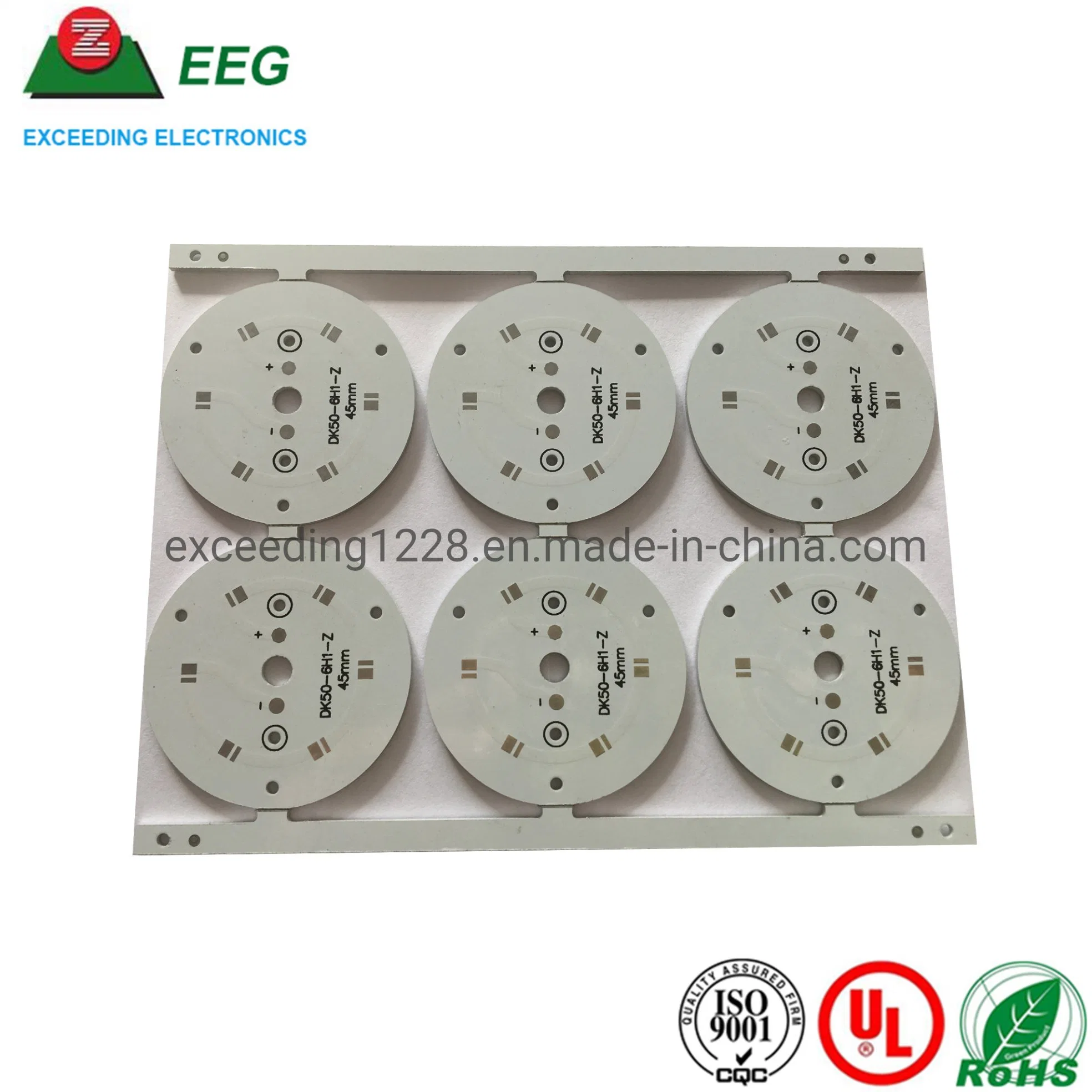 PCB de aluminio de doble cara de placa de PCB de LED de alta calidad