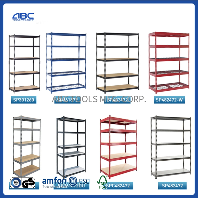 Bastidores de estanterías de almacenamiento de metal resistente/unidad de estantería/estante de mercancías baratas