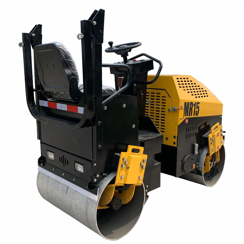 Chino Fabricante 1,5ton ruedas dobles Asphalt Vibratory Road Roller