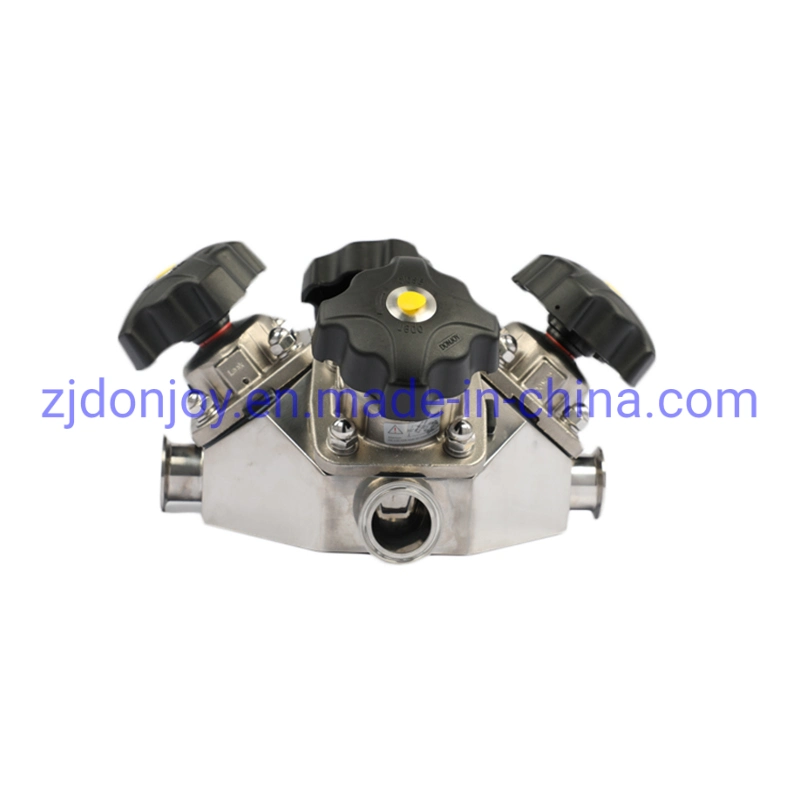 Multi Port Combination Diaphragm Valve Body with Plastic Handle