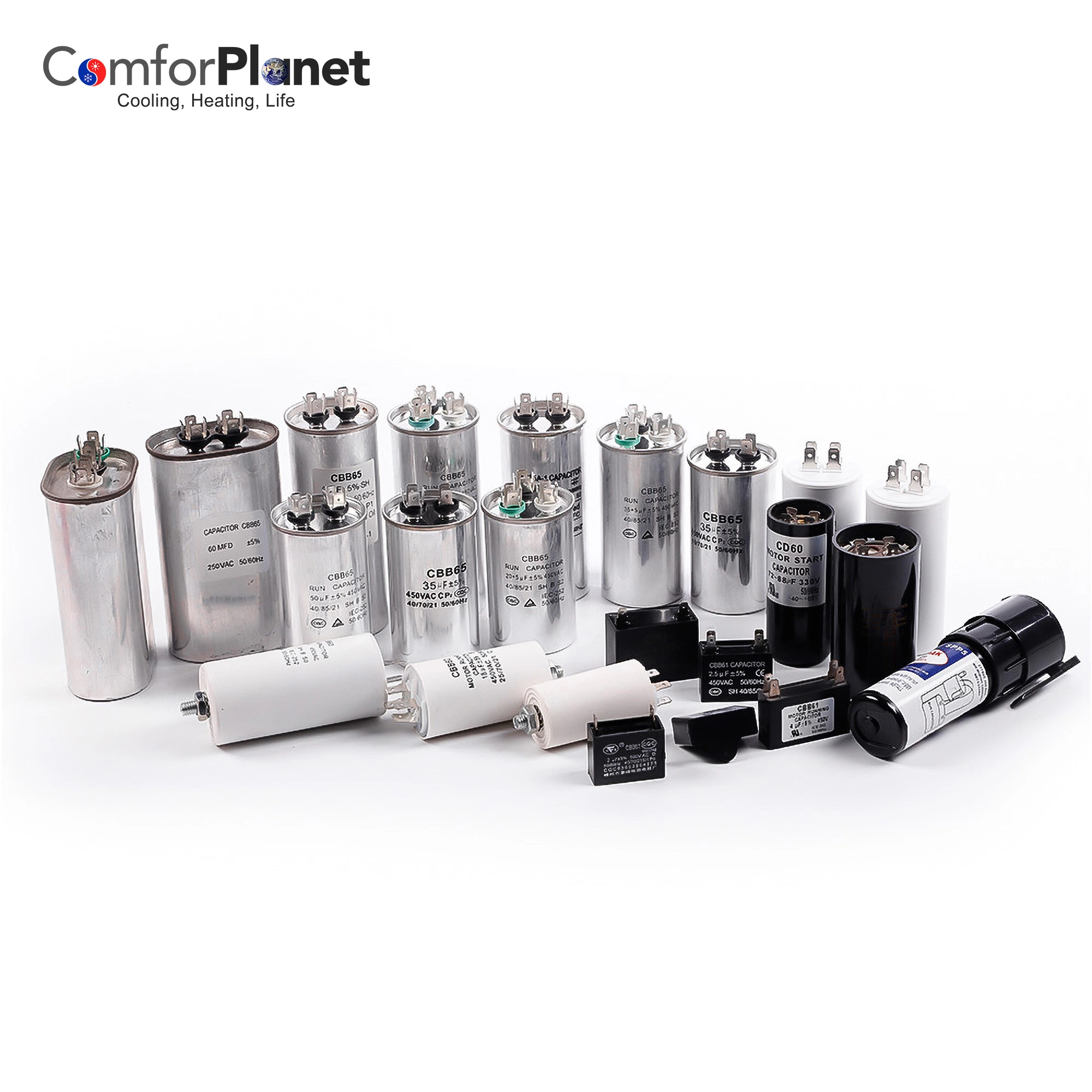 Factory Price Ceiling Fan Capacitor for Fan Motors for Air Conditioning Refrigeration HVAC Manufacturer Cbb61