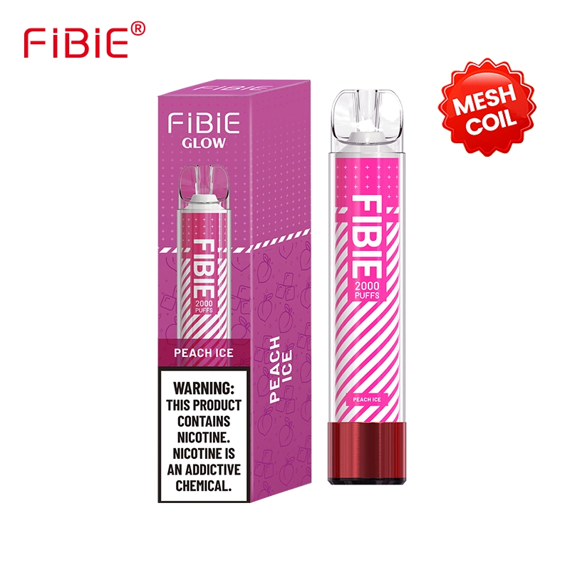 2023 Fibie Wholesale/Supplier 2000 Puff Bar Lighting LED Vape Glow in The Dark Disposable/Chargeable E Cigarette