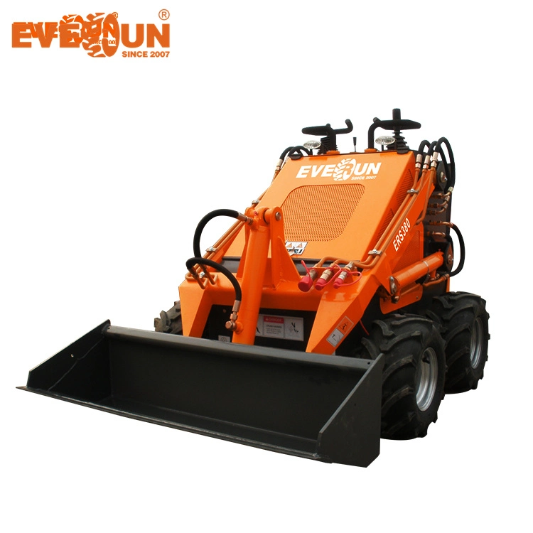 Everun Ers380 CE 200kg Bucket Shovel Mini Loader Skid Steer Loader