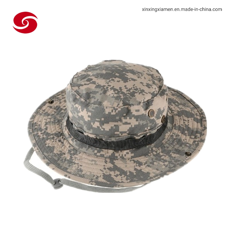 Camuflaje Woodland militar soldado del Ejército Cap Hat tapones para los hombres