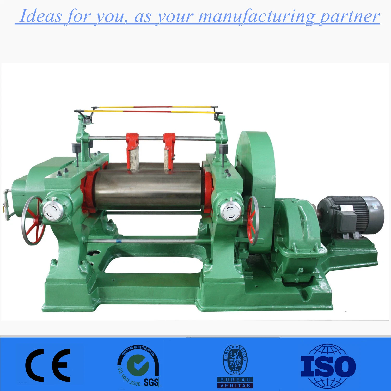 Two Roll Mill for Plastic and Rubber with Lab Use