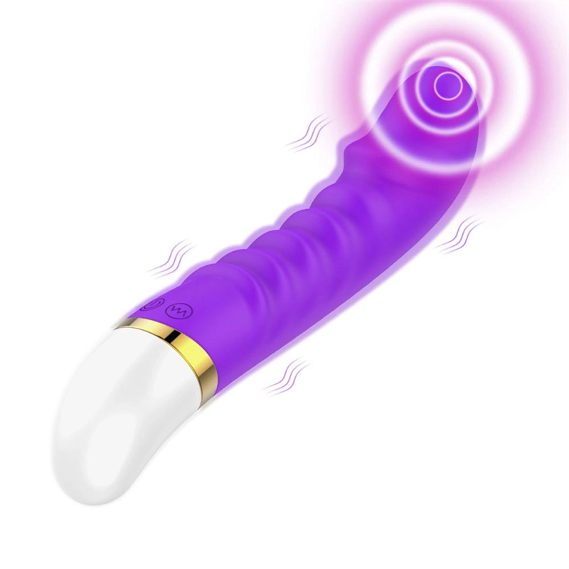 Battery Powered Adult Products G-Spot Dildo Vibrator for Woman Vagina Clit Massage