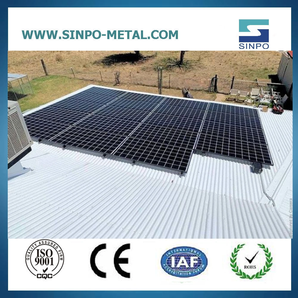 Aluminum Profiles Clamp Sliding Stand Rail PV Support Ground Mount Solar Rack Systems Schletter