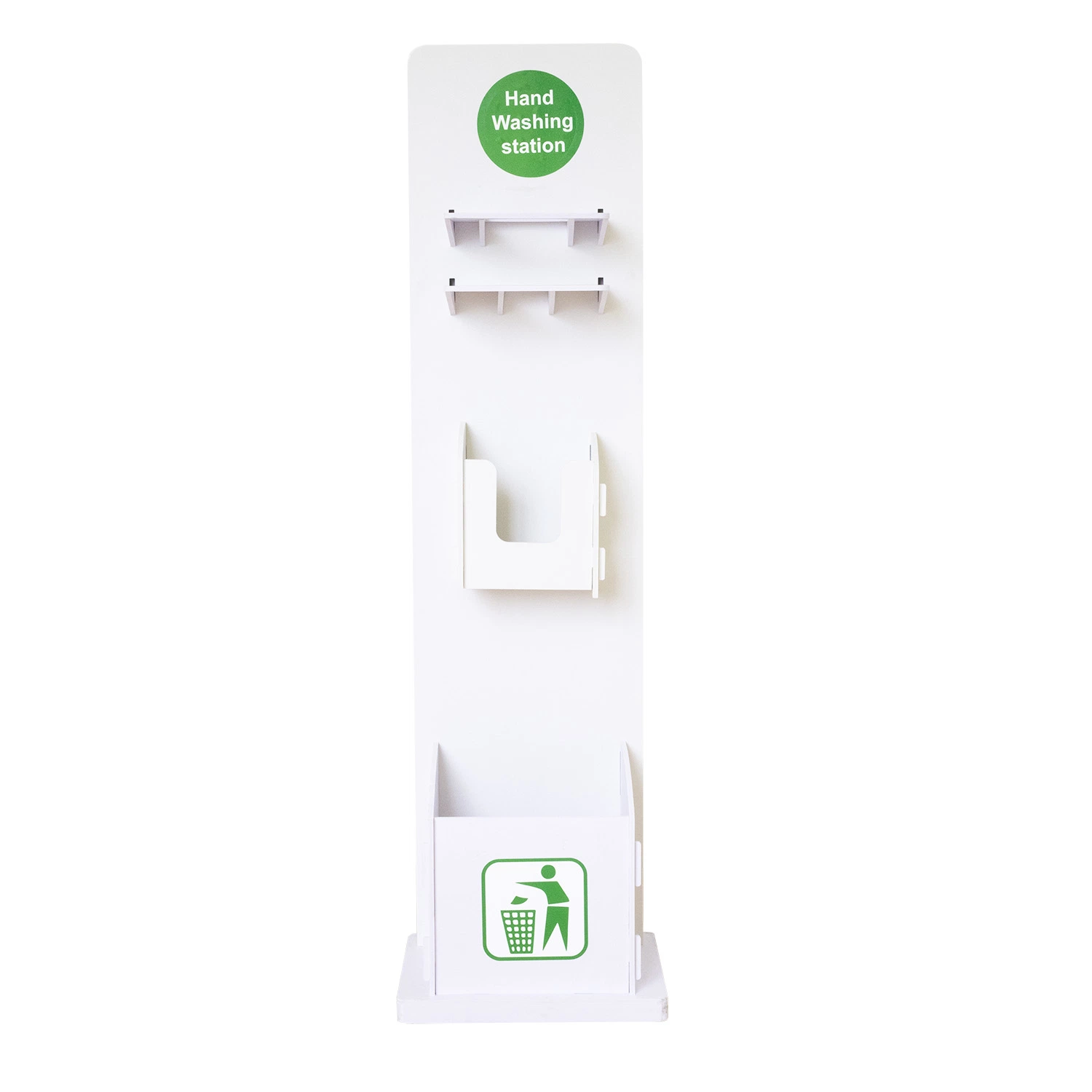 Touch Free Hands Free Hand Sanitizer Stand Branding PVC Board Display Stands