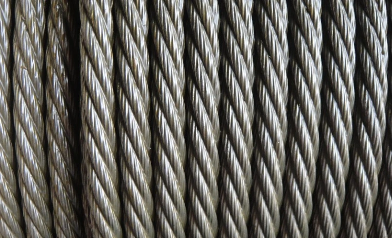 Wire Rope 10mm 11mm 12mm 8X19s-NF for Elevators Double Tensile Strength
