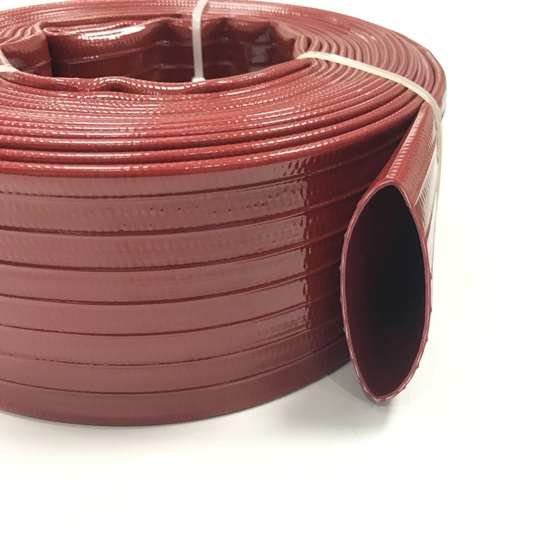 High Pressure PVC Discharge Flat Water Hose Pipe with High Flexibility