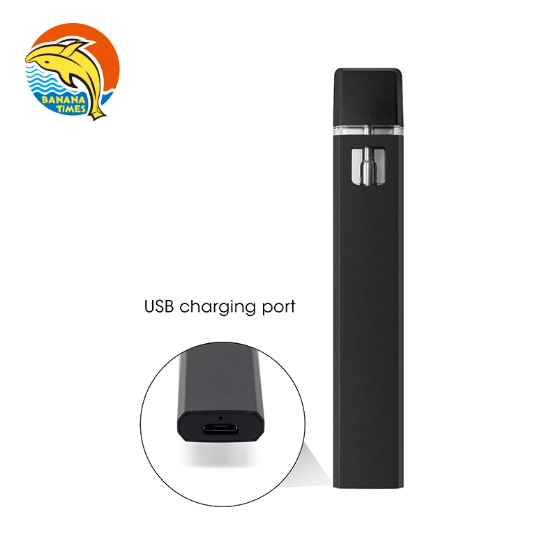 Bananatimes Custom Logo 1ml Empty Vape 280mAh Disposable/Chargeable Vaporizer for Thick Oil