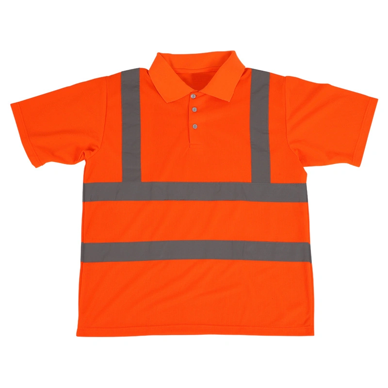 Custom Designs Class 2 Safety Reflective T Shirt for Sanitation Worker/Reflective Security Vest