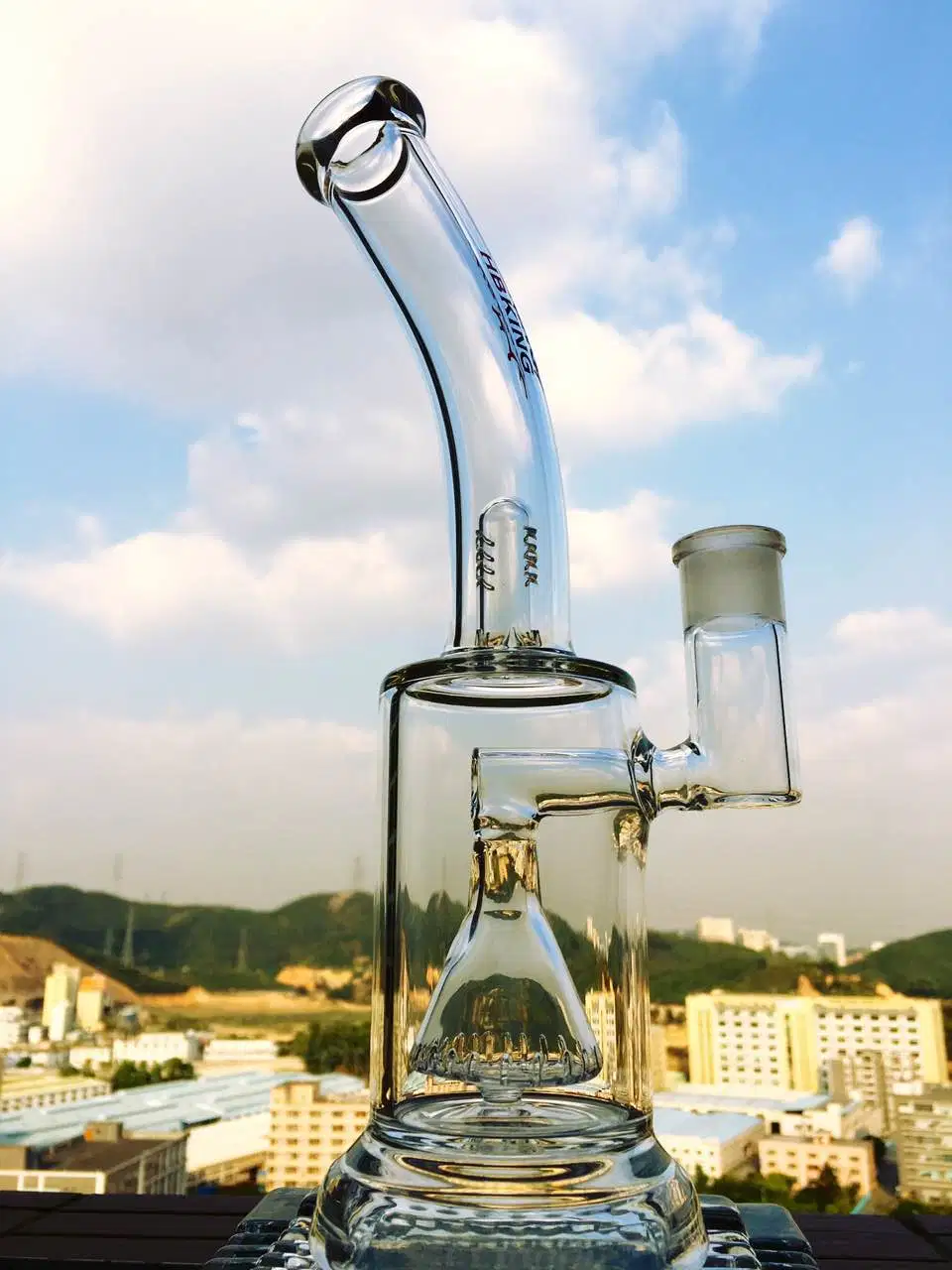 Showerhead Perc Glass Water Pipe