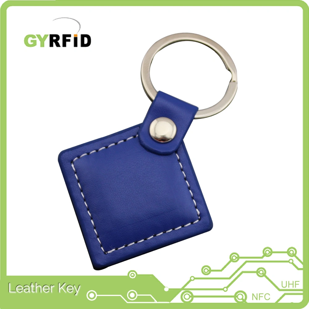 New Leather RFID Keyfob with MIFARE DESFire Chip (KEL14)