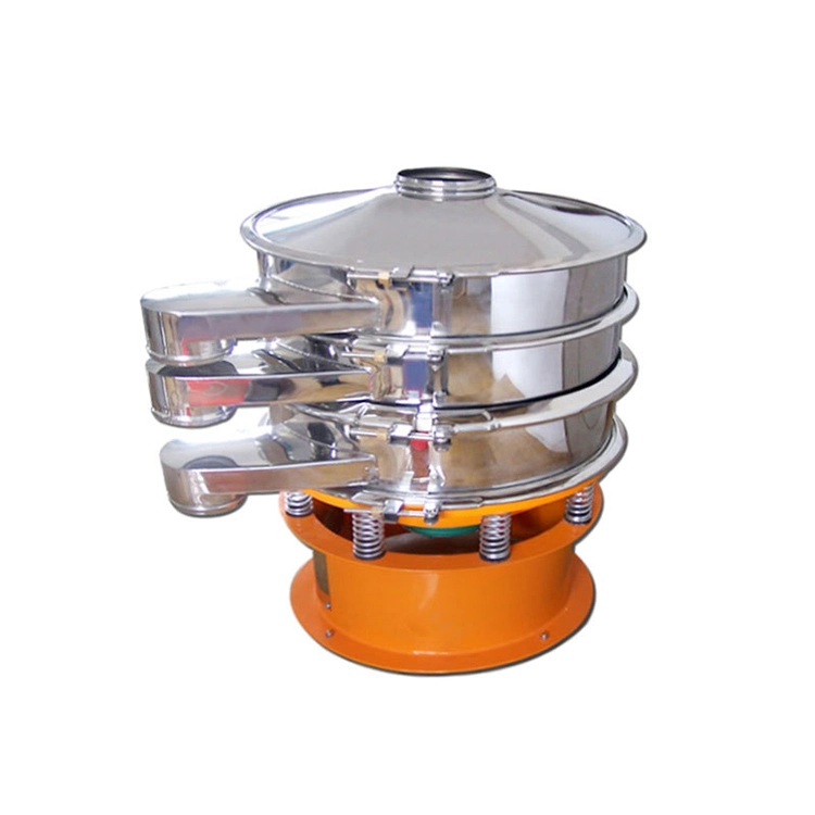 Industrial Sieve Machine Double Deck Stainless Steel Vibrating Screen Food Rotary Vibrating Screen Price Sifter Separator