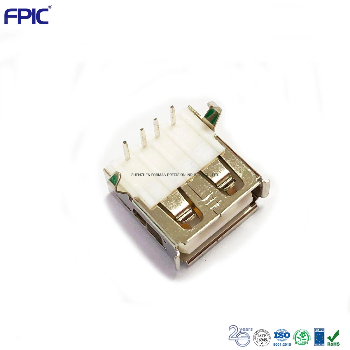 PCB DIP Mounted Electronic Charger USB Af Socket Shenzhen High-Quality Electronic Components Data Transfer Port