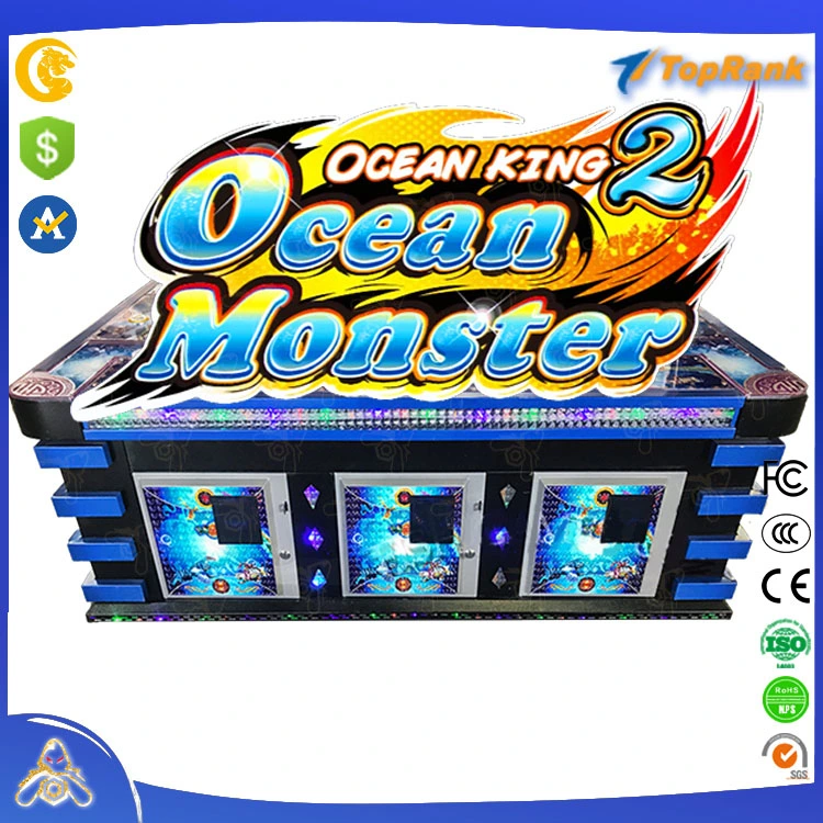 2/3/4/6/8/10 Spieler Multi Sitze Shooting Table Casino Fisch Spielmaschine Münzbetriebene Cash Akzeptable Ocean Monster