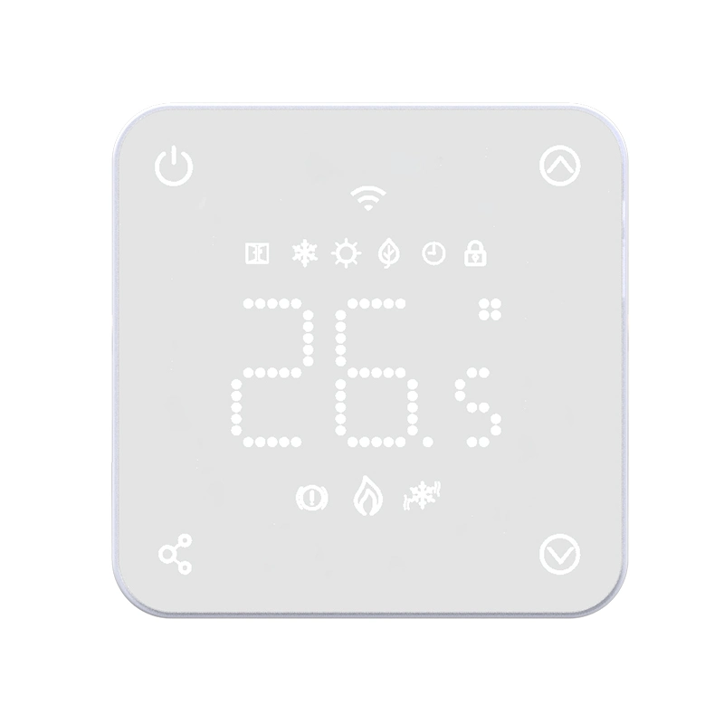Toque de color blanco Termostato Digital LED de WiFi el controlador de temperatura de calefacción