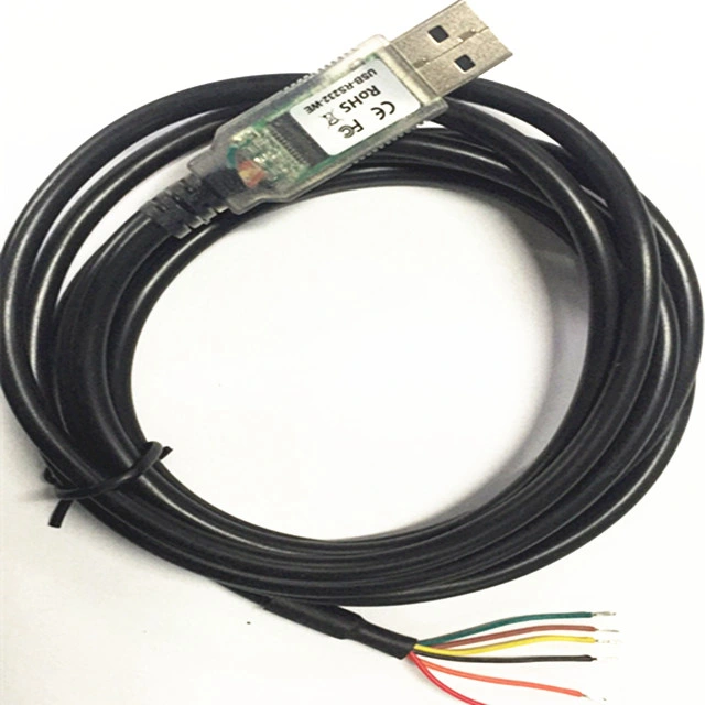 6Pino 3.3 5V Ftdi USB-RS232-Nós-1800-BT-5.0, Cabo USB para RS232, 1,8M, a extremidade do fio