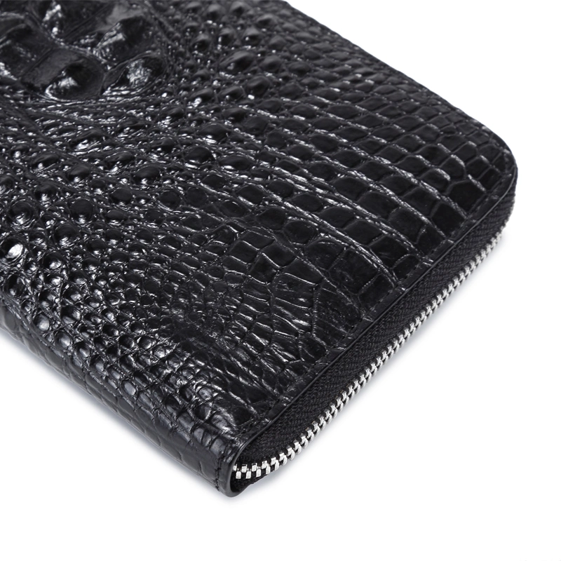 Men Genuine Crocodile Wallet Luxury Gift Designer Clutch Bag