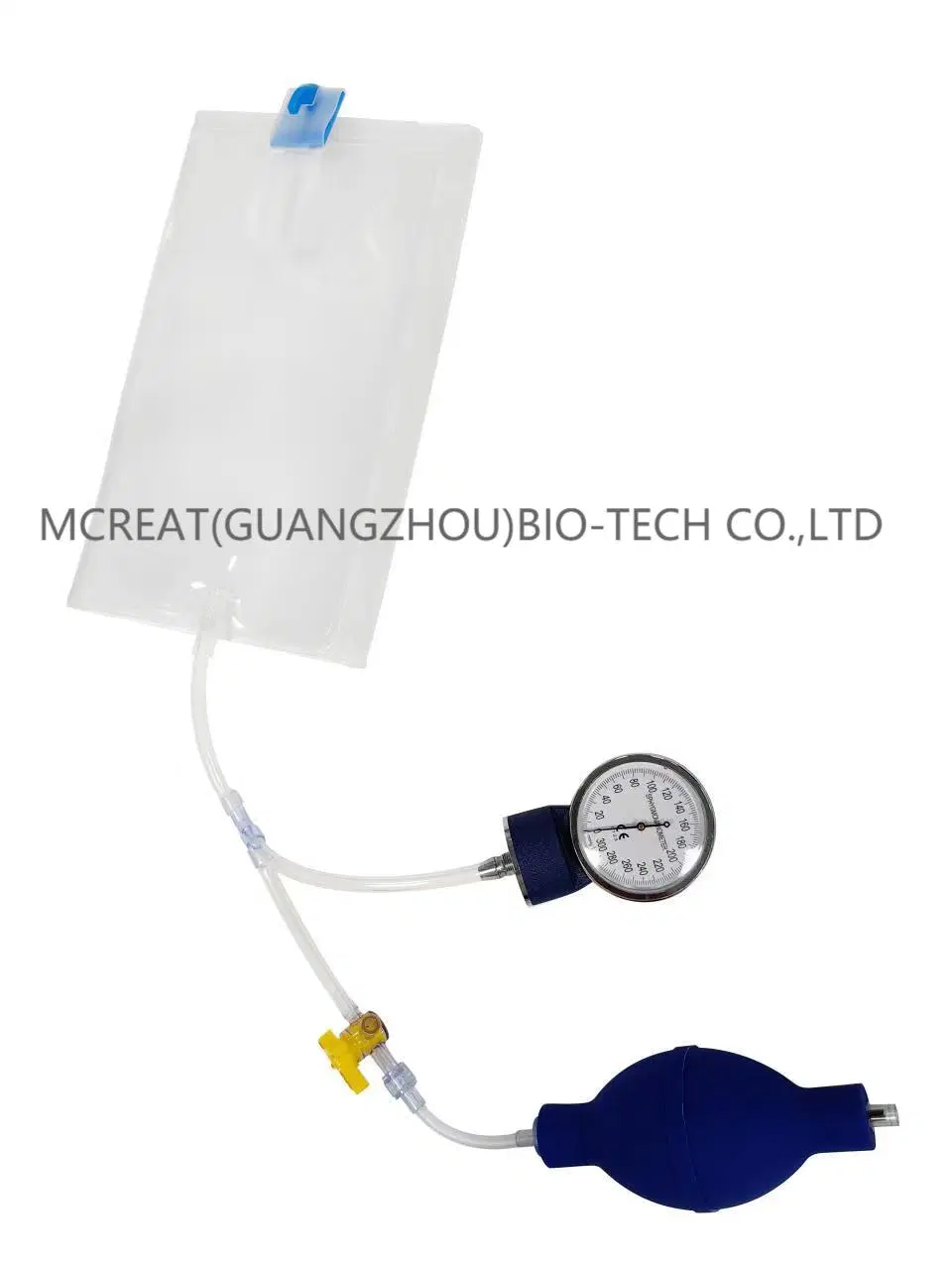 Medical Instrument Reusable Pressure Infusion Bag with Pressure Gage