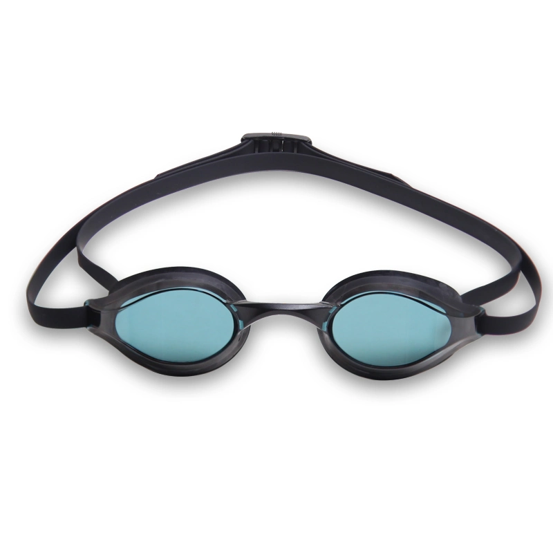 Gafas de natación de carreras Hotselling Anti-Fog lente PC sin revestimiento